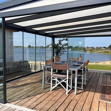 Luxe Chalet Direct Aan Het Water Met Strand Lith 외부 사진