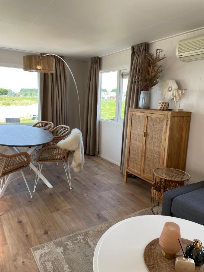 Luxe Chalet Direct Aan Het Water Met Strand Lith 외부 사진
