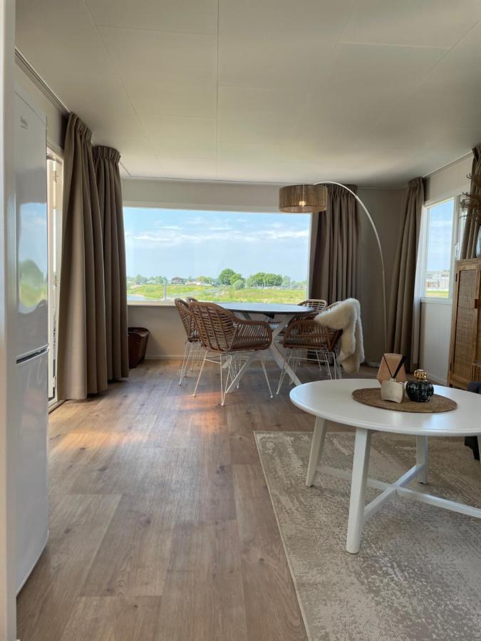 Luxe Chalet Direct Aan Het Water Met Strand Lith 외부 사진